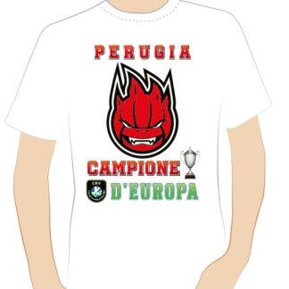 【予約注文】ペルージャ CEVチャンピオンズリーグ 優勝記念Tシャツ