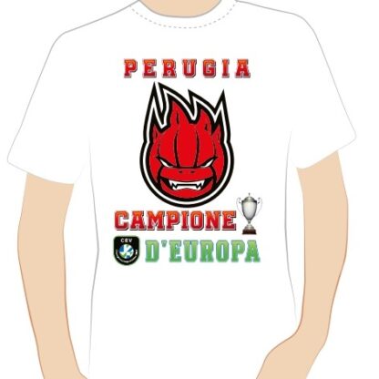 【予約注文】ペルージャ CEVチャンピオンズリーグ 優勝記念Tシャツ