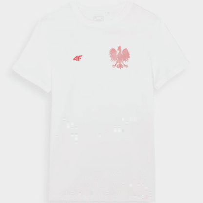 【予約注文】ポーランド代表 応援Tシャツ（白）【1次受注締切：8/4(月)まで】