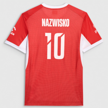 【予約注文】ポーランド男子代表 ユニフォーム 2025（赤）【1次受注締切：8/4(月)まで】 - 画像 (2)